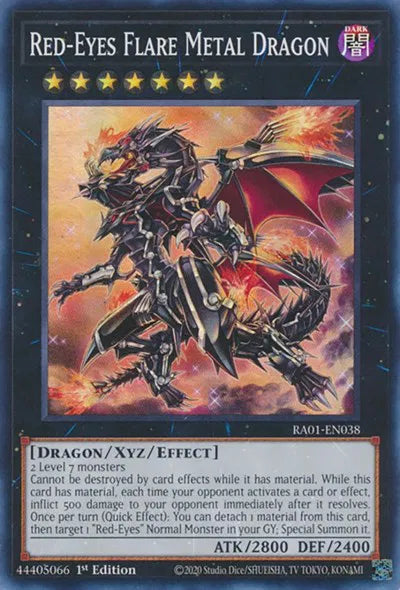 Red-Eyes Flare Metal Dragon RA01-EN038 (25th Anniversary Rarity Collection)