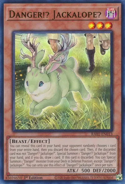 Danger!? Jackalope? (UR) RA01-EN013 (25th Anniversary Rarity Collection)