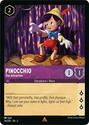 Pinocchio - Star Attraction 56/204 · Normal (Rise of the Floodborn)
