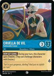 Cruella De Vil - Fashionable Cruiser 144/204 · Normal (Rise of the Floodborn)