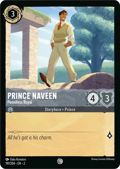 Prince Naveen - Penniless Royal 191/204 · Normal (Rise of the Floodborn)