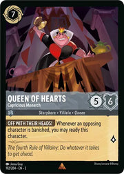 Queen of Hearts - Capricious Monarch 192/204 · Normal (Rise of the Floodborn)