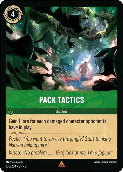 Pack Tactics 100/204 · Normal (Rise of the Floodborn)