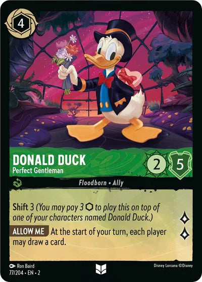Donald Duck - Perfect Gentleman 77/204 · Normal (Rise of the Floodborn)