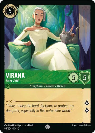 Virana - Fang Chief 95/204 · Normal (Rise of the Floodborn)
