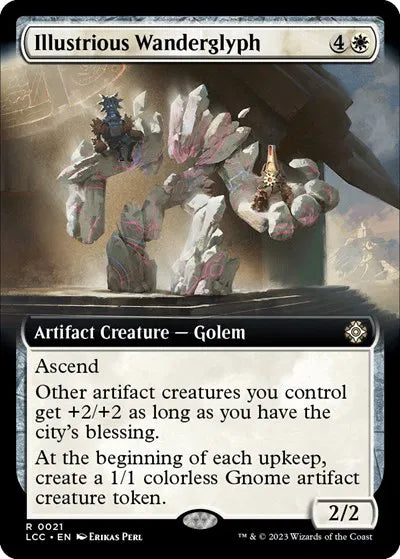 Illustrious Wanderglyph (Extended Art) 21 · Normal (Commander: The Lost Caverns of Ixalan)