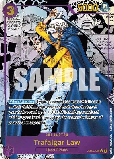Trafalgar Law (Manga Alternate Art) OP05-069 (Awakening of the New Era)