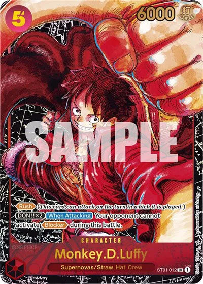 Monkey.D.Luffy (012) (Alternate Art) ST01-012 (Awakening of the New Era)