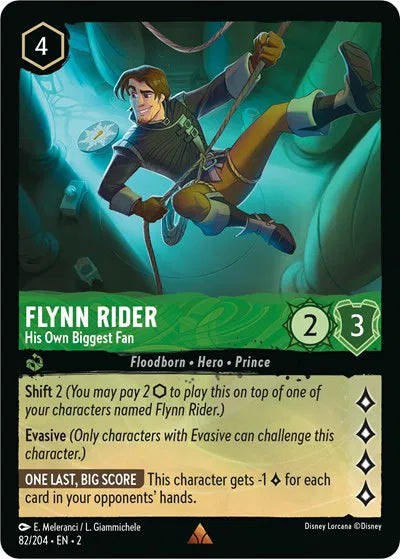 Flynn Rider - His Own Biggest Fan 82/204 · Normal (Rise of the Floodborn)