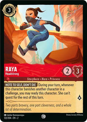 Raya - Headstrong 122/204 · Normal (Rise of the Floodborn)