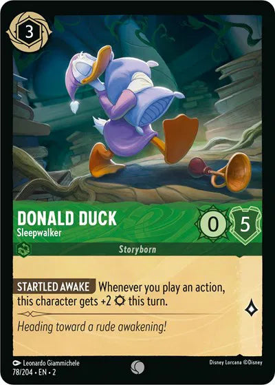 Donald Duck - Sleepwalker 78/204 · Normal (Rise of the Floodborn)