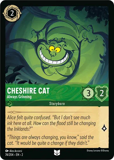 Cheshire Cat - Always Grinning 74/204 · Normal (Rise of the Floodborn)