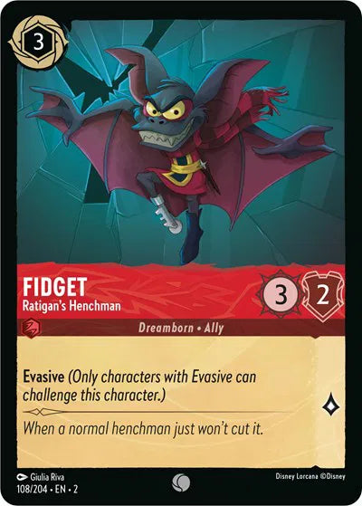 Fidget - Ratigan's Henchman 108/204 · Normal (Rise of the Floodborn)