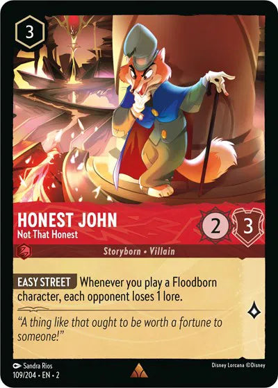 Honest John - Not That Honest 109/204 · Normal (Rise of the Floodborn)