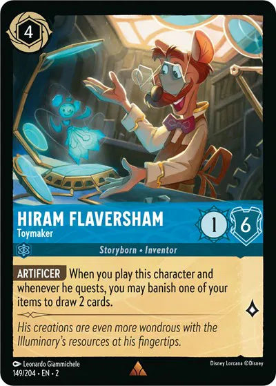 Hiram Flaversham - Toymaker 149/204 · Normal (Rise of the Floodborn)