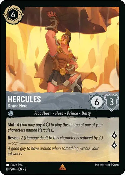 Hercules - Divine Hero 181/204 · Normal (Rise of the Floodborn)