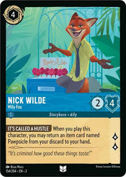 Nick Wilde - Wily Fox 154/204 · Normal (Rise of the Floodborn)