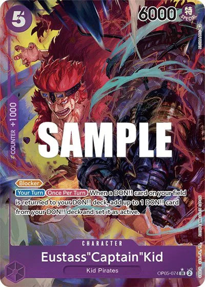 Eustass"Captain"Kid (Alternate Art) OP05-074 (Awakening of the New Era)