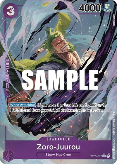 Zoro-Juurou (Alternate Art) OP05-067 (Awakening of the New Era)