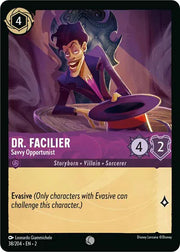 Dr. Facilier - Savvy Opportunist 38/204 · Normal (Rise of the Floodborn)