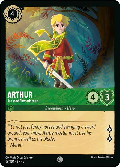 Arthur - Trained Swordsman 69/204 · Normal (Rise of the Floodborn)