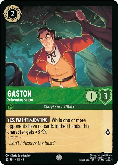 Gaston - Scheming Suitor 83/204 · Normal (Rise of the Floodborn)