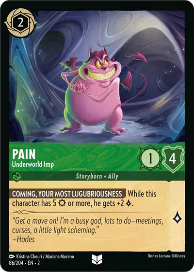 Pain - Underworld Imp 86/204 · Normal (Rise of the Floodborn)