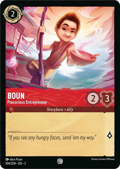 Boun - Precocious Entrepreneur 104/204 · Normal (Rise of the Floodborn)