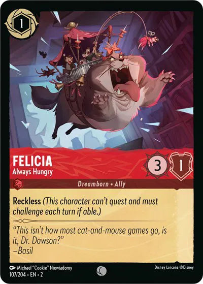 Felicia - Always Hungry 107/204 · Normal (Rise of the Floodborn)