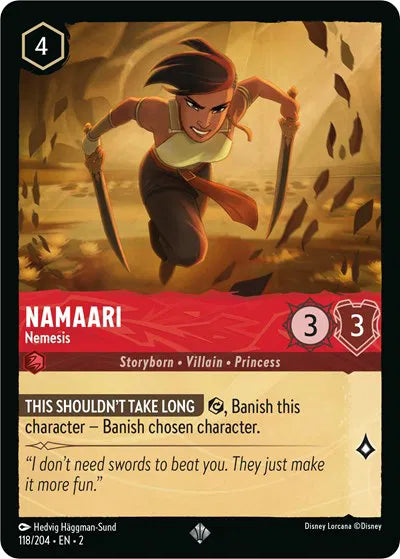 Namaari - Nemesis 118/204 · Normal (Rise of the Floodborn)