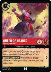 Queen of Hearts - Sensing Weakness 120/204 · Normal (Rise of the Floodborn)