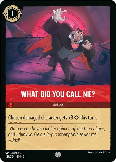 What Did You Call Me? 132/204 · Cold Foil (Rise of the Floodborn)