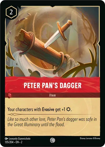 Peter Pan's Dagger 135/204 · Normal (Rise of the Floodborn)