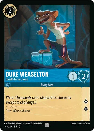 Duke Weaselton - Small-Time Crook 146/204 · Normal (Rise of the Floodborn)