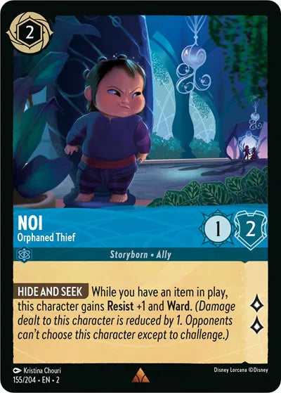 Noi - Orphaned Thief 155/204 · Normal (Rise of the Floodborn)
