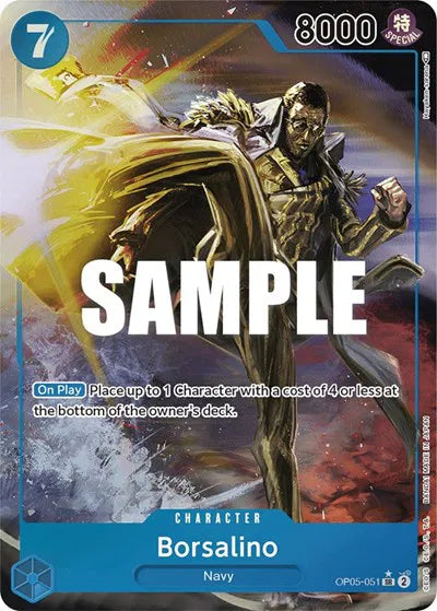 Borsalino (Alternate Art) OP05-051 · Foil (Awakening of the New Era)