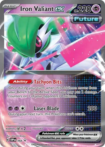 Iron Valiant ex 068 (Scarlet & Violet Promo)