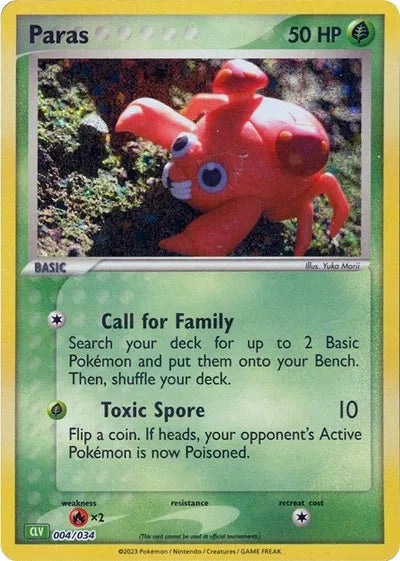 Paras 004/034 (Trading Card Game Classic)