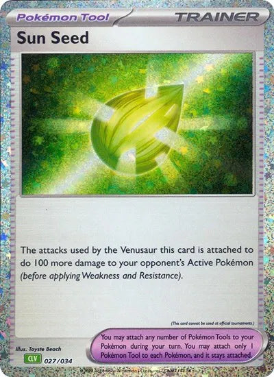Sun Seed 027/034 · Holofoil (Trading Card Game Classic)