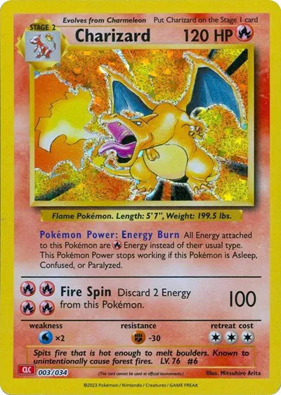 Charizard 003/034 (Trading Card Game Classic)