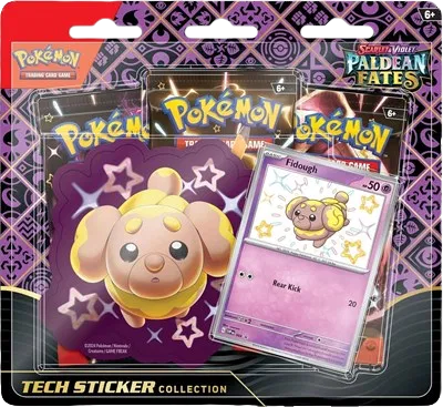 Paldean Fates Tech Sticker Collection [Fidough] · Collection Box