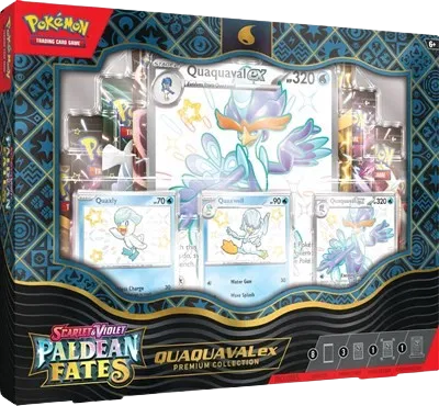 Pokemon TCG Paldean Fates Premium Collection Quaquaval ex Box