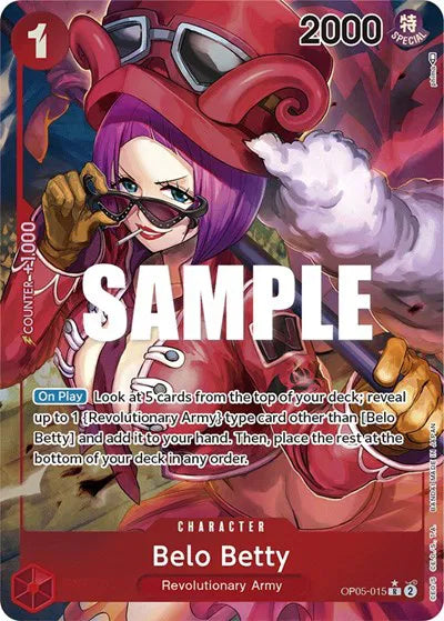 Belo Betty (015) (Alternate Art) OP05-015 (Awakening of the New Era)