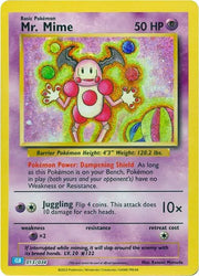 Mr. Mime 013/034 (Trading Card Game Classic)