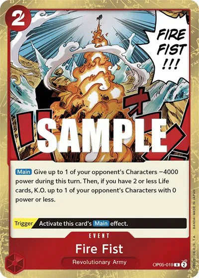 Fire Fist OP05-019 (Awakening of the New Era)