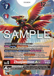 Zhuqiaomon Ace (Alternate Art) EX5-013 R (Animal Colosseum)