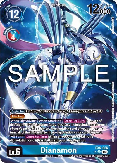 Dianamon (Alternate Art) EX5-025 SR (Animal Colosseum)