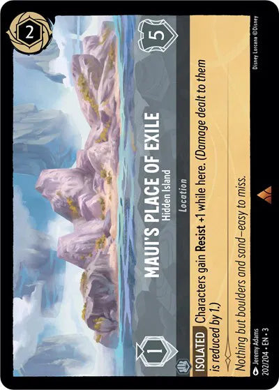 Maui's Place of Exile - Hidden Island 202/204 · Normal (Into the Inklands)