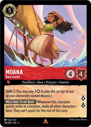 Moana - Born Leader 116/204 · Normal (Into the Inklands)