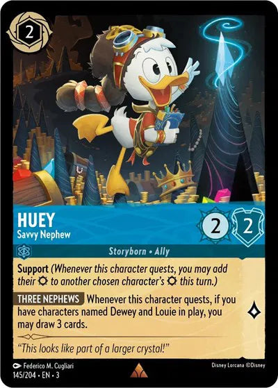Huey - Savvy Nephew 145/204 · Normal (Into the Inklands)
